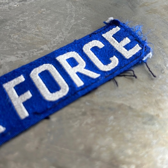 U.S. AIR FORCE blue tape patch, vintage - Picture 7 of 11